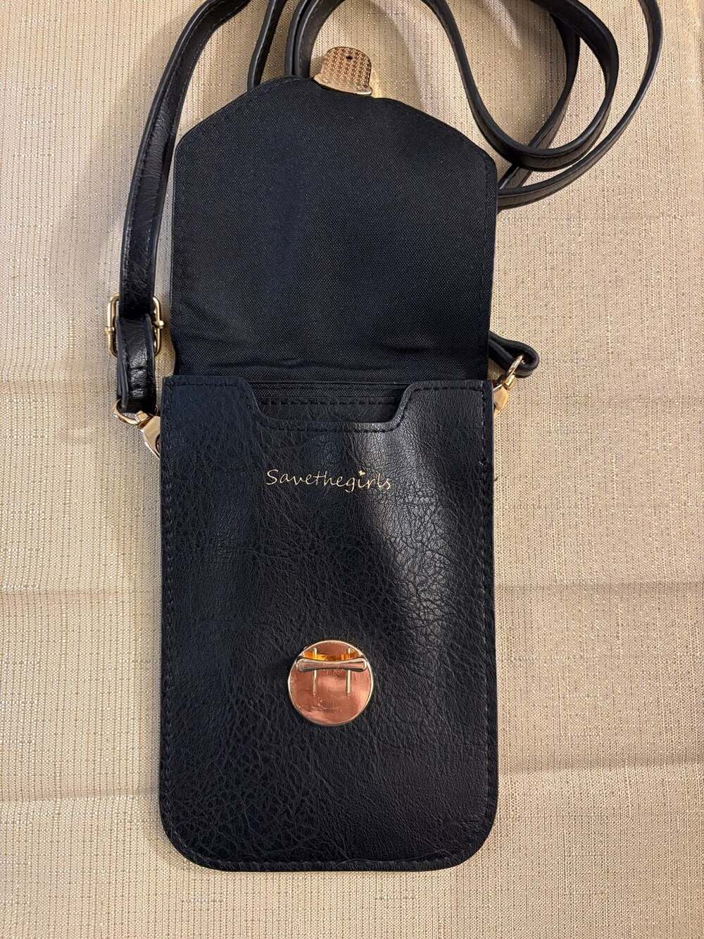Savethegirls Leopard Print Touchscreen Phone Crossbody Bag - Picture 5 of 6